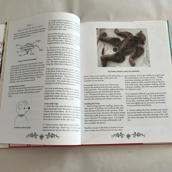 NWT Teddy Bear Magic BOOK Make Adorable Bears Anita Louise Crane Patterns 1995 - Picture 12 of 17
